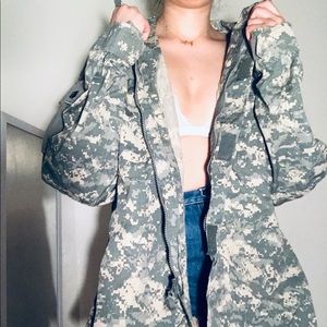 Men’s Women’s Authentic Military Camo Jacket